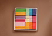 Skandico - Big Set Of Cubes And Bricks Pastel