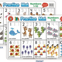 LCBF - Practise Mat Numbers 1-10