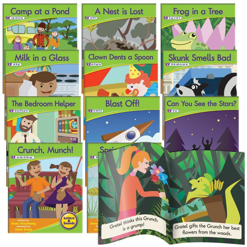 Junior Learning - Decodable Fiction Readers Blend Phase 4