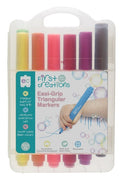 EC - Easi-Grip Triangular Markers 12 piece