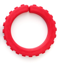 Ark Therapeutic - Chewable Bracelet Textured Brick Small Standard Red