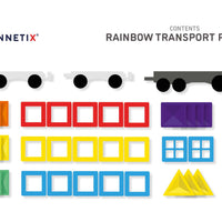 Connetix Tiles - Rainbow Transport Pack 50 piece