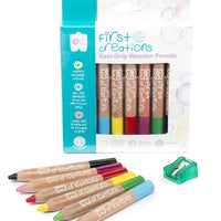 EC - Easi-Grip Wooden Pencils 6 piece