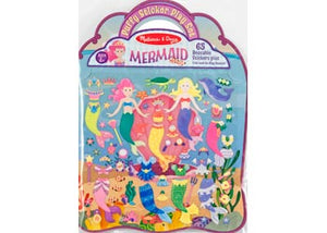 Melissa And Doug - Reusable Puffy Sticker Play Set Mermaid