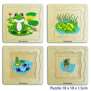 Fun Factory - Layer Puzzle Frog