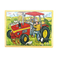 Bigjigs - Tray Puzzle Large 24 piece Tractor