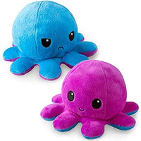 Reversible Mood Octopus Plush