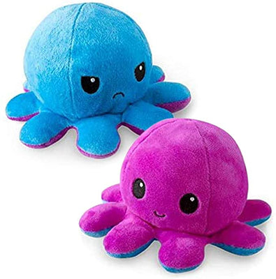 Reversible Mood Octopus Plush