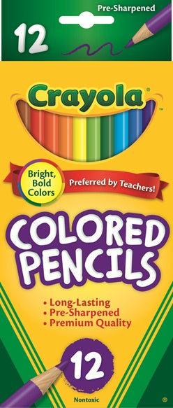 Crayola - Coloured Pencils 12 piece