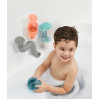 Boon - Tubes Building Bath Toys Grey