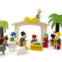 Toyslink - Wooden Nativity Set