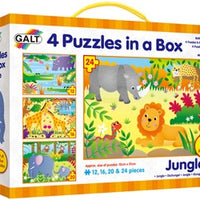 Galt - 4 Puzzles In A Box Jungle
