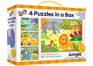 Galt - 4 Puzzles In A Box Jungle