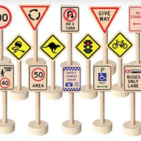 Fun Factory - Wooden Traffic Signs