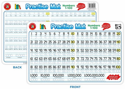 LCBF - Practise Mat Numbers 1-100