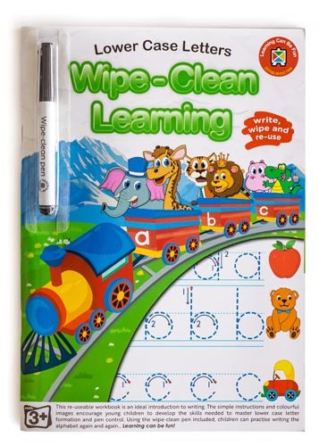 LCBF - Wipe-clean Learning Lower Case Letters
