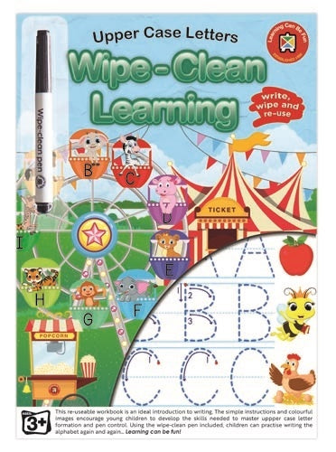 LCBF - Wipe-clean Learning Upper Case Letters