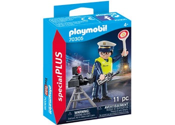 Playmobil - Special Plus Police Officer With Speed Trap*