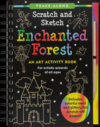 Peter Pauper - Scratch And Sketch Activity Book Enchanted Forest