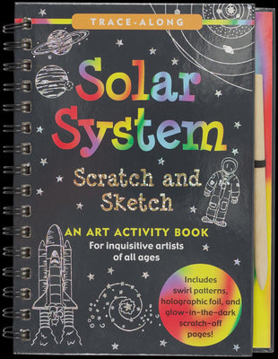 Peter Pauper - Scratch And Sketch Activity Book Solar System