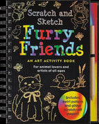 Peter Pauper - Scratch And Sketch Activity Book Furry Friends