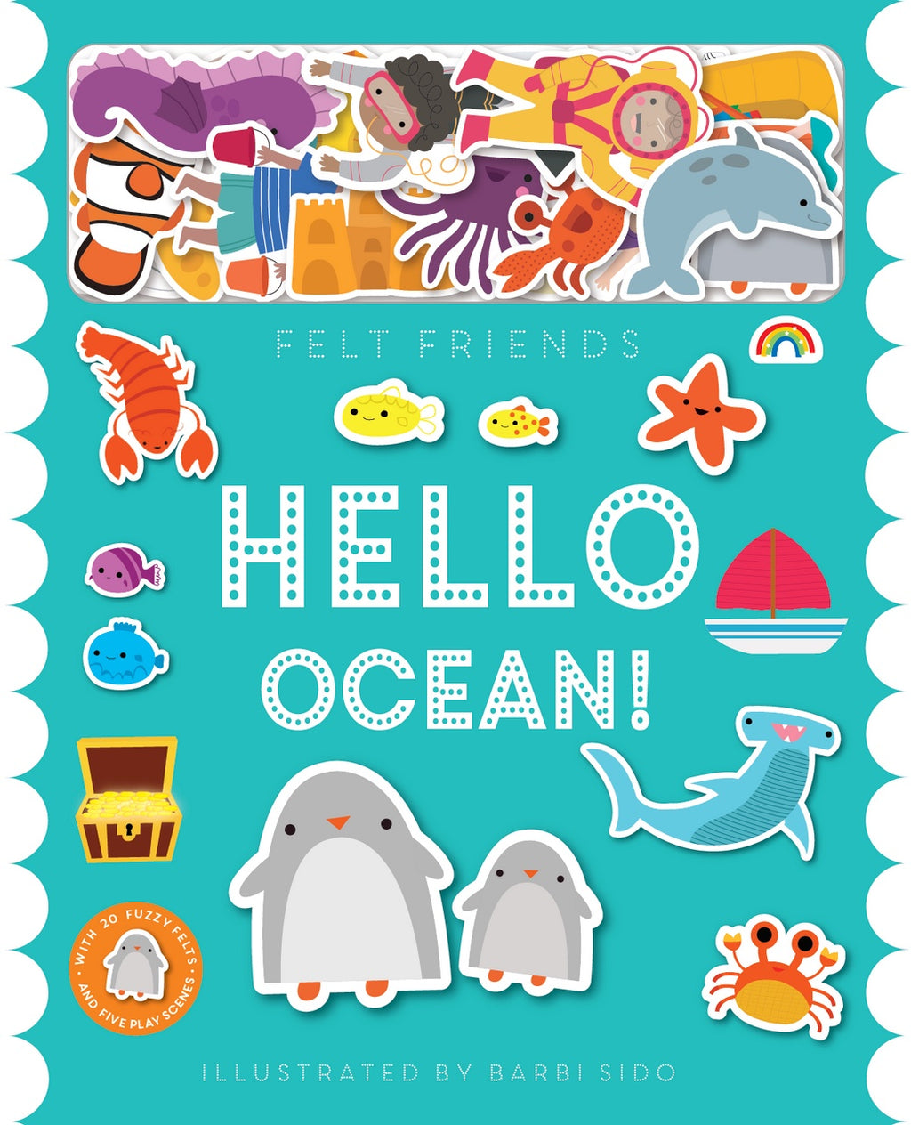 Really Decent Books - Felt Friends Hello Ocean!