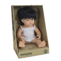 Miniland Dolls - 38cm Asian Boy Boxed