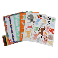 Buddy & Barney - Stencil Set Animals