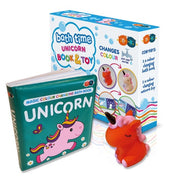 Buddy & Barney - Colour Change Bath Book & Toy Unicorn