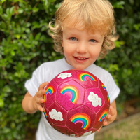 Crocodile Creek - Glitter Soccer Ball Rainbow