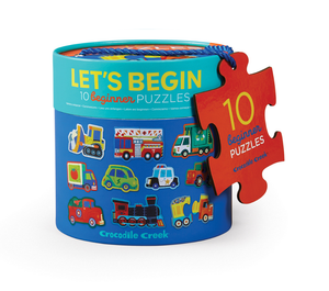 Crocodile Creek - Let's Begin 2 piece Puzzles Vehicles