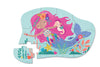 Crocodile Creek - Mini Puzzle 12 piece Mermaid Dreams