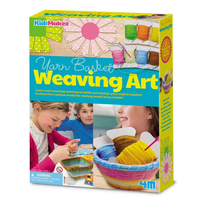 4M - Kidzmaker Yarn Basket Weaving Art