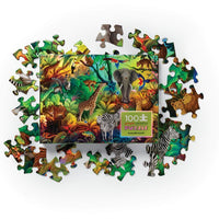 Crocodile Creek - Holographic Puzzle 100 Piece Jungle Paradise