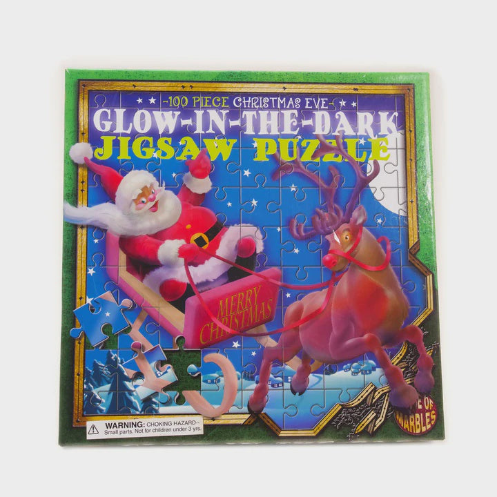 House Of Marbles - Puzzle Glow-in-the Dark Christmas Eve 100 Piece