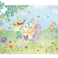 Djeco - Silhouette Puzzle 36 Piece The Princess Of Spring