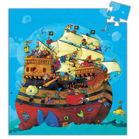 Djeco - Silhouette Puzzle 54 Piece Barbarossa Boat