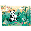 Djeco - Silhouette Puzzle Leo The Panda