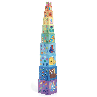 Djeco - Stacking Blocks Rainbow