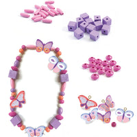 Djeco - Wooden Beads Butterflies