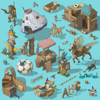Makedo - Cardboard Construction System Scru Combo 160 piece
