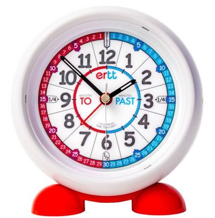 Easy Read Alarm Clock - Blue/Red Face Easy Read Alarm Clock - Blue/Red Face
