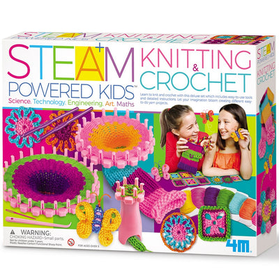4M - STEAM Powered Kids Knitting & Crochet