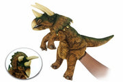 Hansa - Triceratops Puppet Brown/green