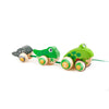 Hape - Pull Along Frog Family