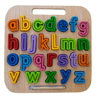 Kiddie Connect - Puzzle Handcarry Tracing Abc Lowercase