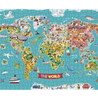 Tookyland - Jigsaw Puzzle World Map 500 Piece