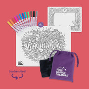 Little Change Creators - Re-Fun-Able Reusable Colouring Set Imagination