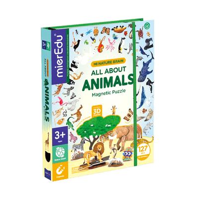 Mieredu - Magnetic Puzzle Play Set All About Animals
