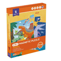 Mieredu - 2 In 1 Magnetic Puzzle Dinosaurs